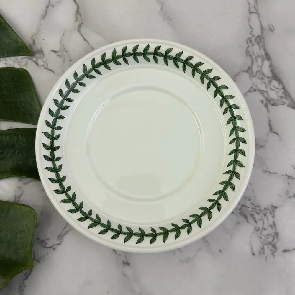 Portmeirion Botanic Garden Drum Tea Cup and Saucer Set Rhododendron Floral